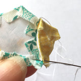 EPP Pincushion Kit in Dusty Blues - Patchwork Pincushion Kit