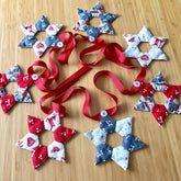 EPP Star Bunting Kit in Christmas Scandi