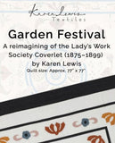 Garden Festival Quilt Pattern by Karen Lewis