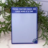 A6 Quilting Notepads for Quilters | Stitch, Swear & Keep Going