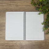 Broderie Perse Bird Motif A5 Lined Notebook