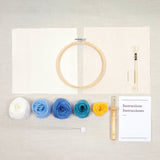 Ocean Meditation – Mindful Making – Punch Needle Kit