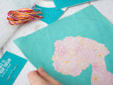 She Blooms Feminist Handmade Embroidery Kit Hoop Art