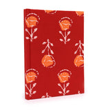 A5 Cotton Bound Notebook - Roses