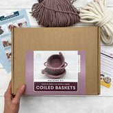 Macrame Kit, Baskets - Mauve - Learn to make a set of three