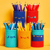 Pencil Pots – Sirdar Kith & Kin – Crochet Kit