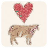 Red Manor House Coaster