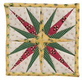 Mini Mariner's Compass Foundation Piecing Pattern