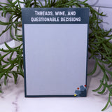 A6 Quilting Notepads for Quilters | Stitch, Swear & Keep Going