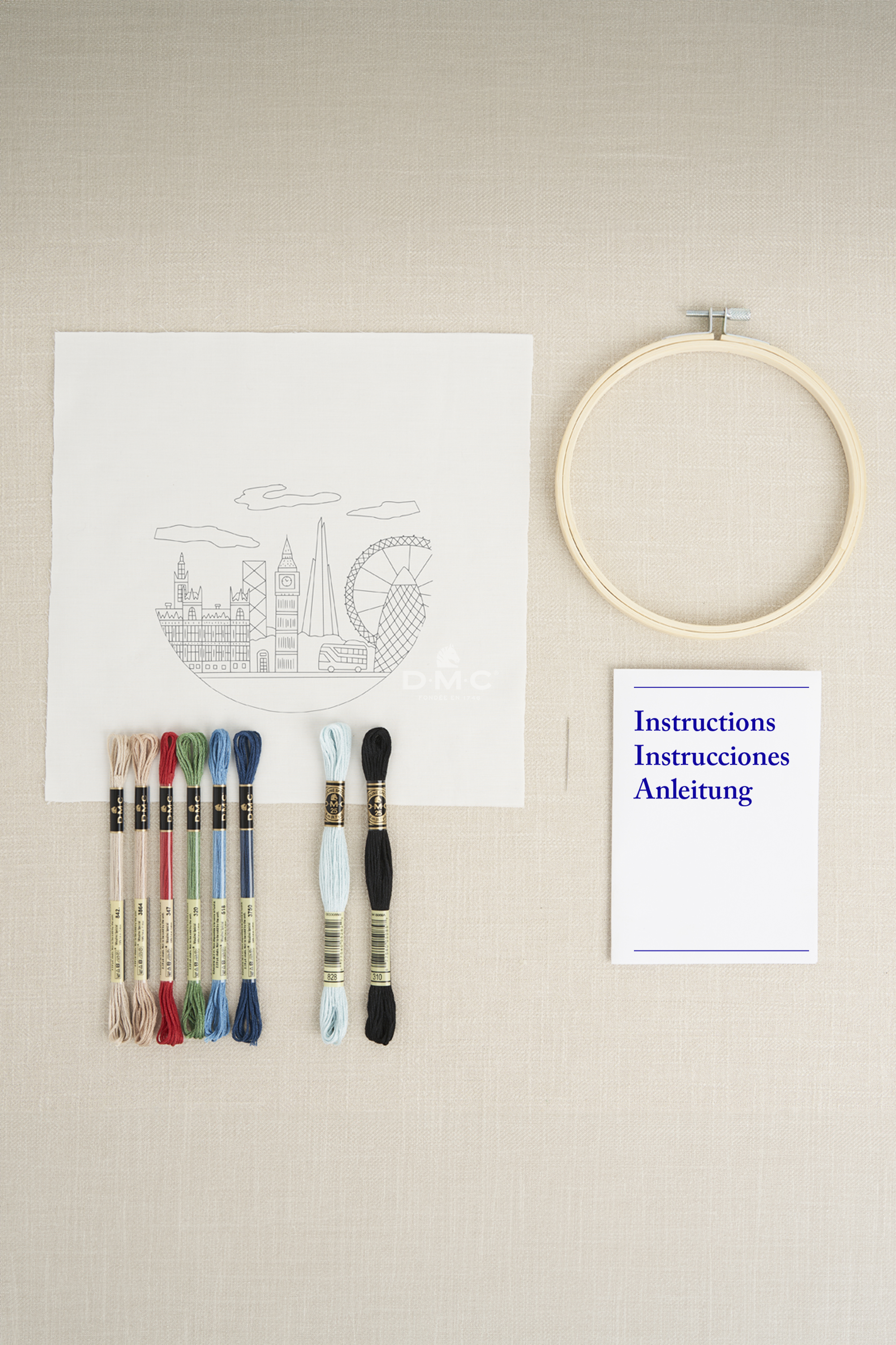 London Skyline  - Embroidery Kit