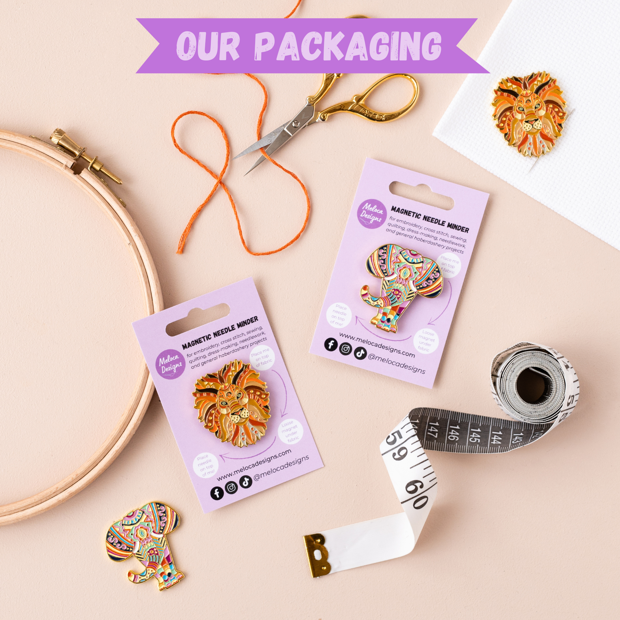 Mandala Owl Needle Minder