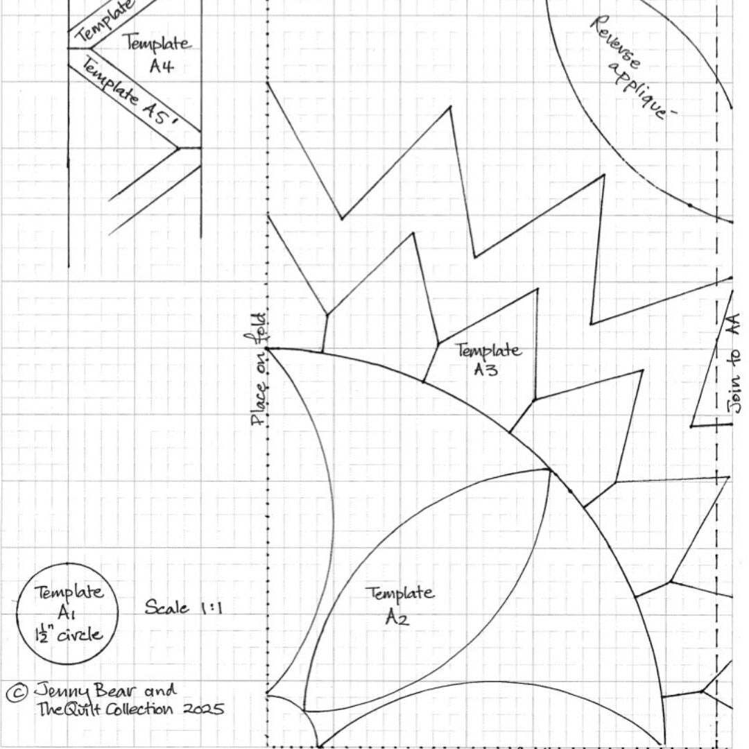 Lincolnshire Posy | A pattern inspired by the Challen's Coverlet