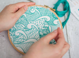 Stormy Seas Handmade Embroidery Kit Hoop Art