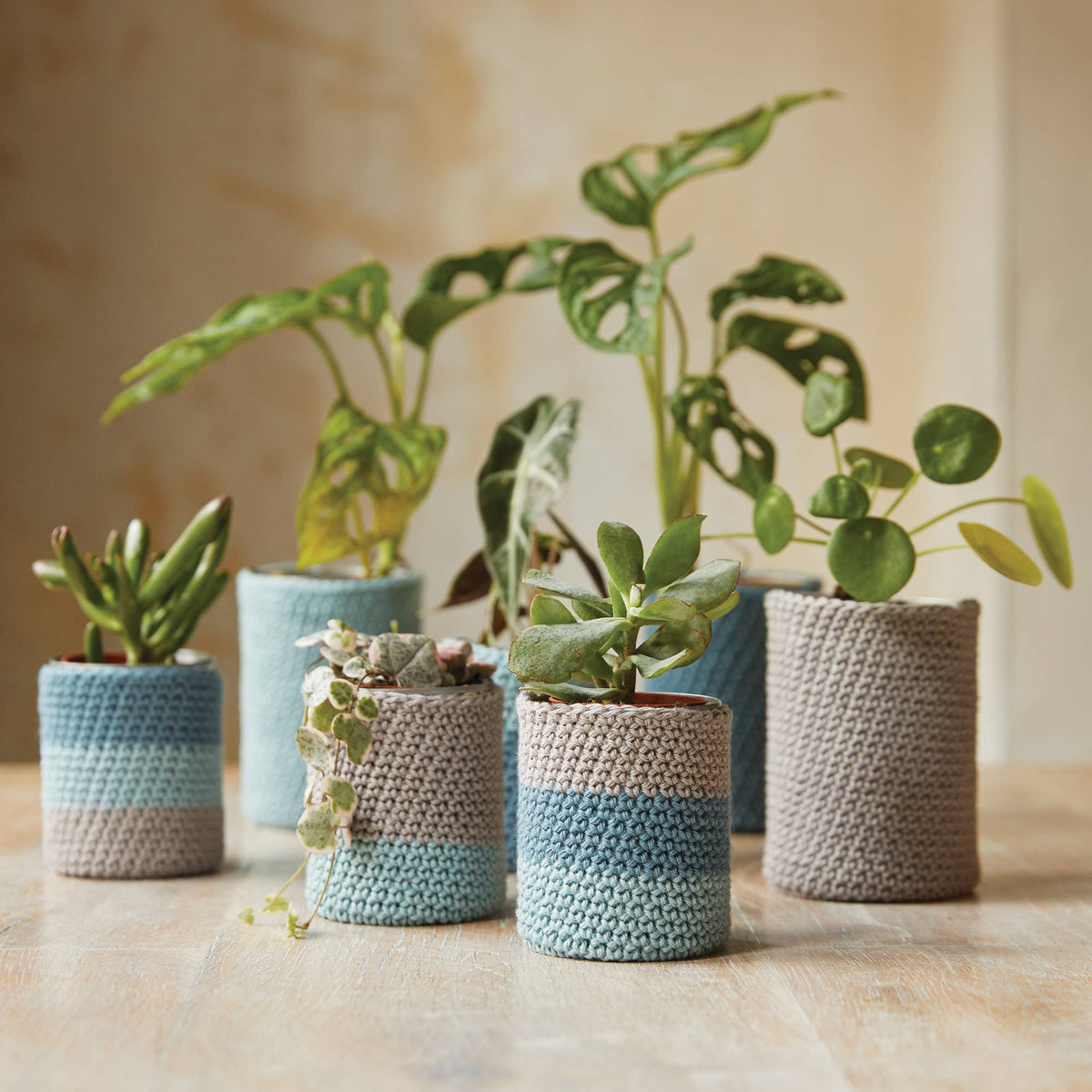 Peaceful Plant Pots – Mindful Making - Crochet Kit