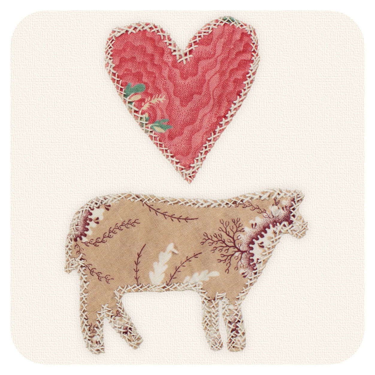 Red Manor House Coaster