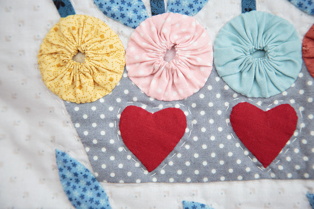 Designed by Jo Avery - Basket of Blooms Applique Pattern