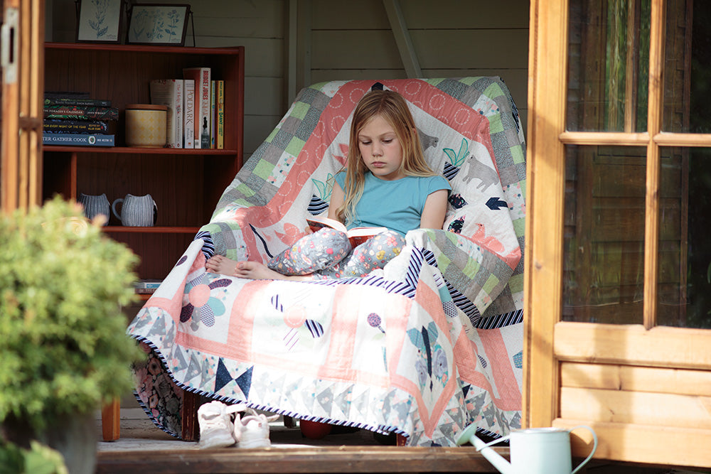 Reimagined Red Manor House Quilt Pattern by Jenni Smith