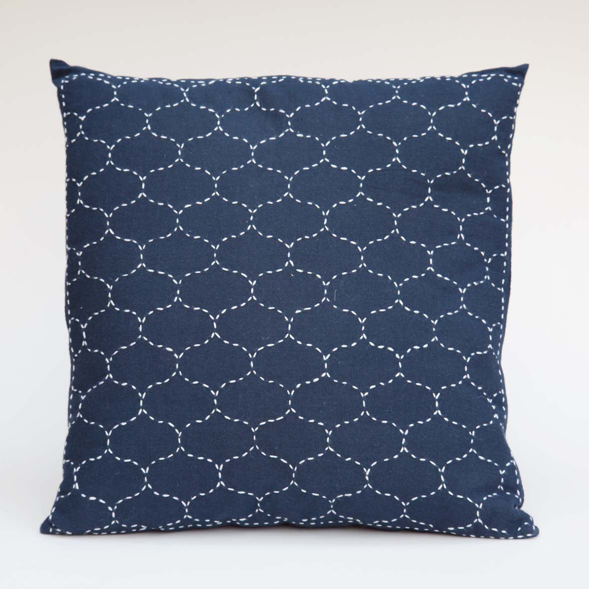 Sashiko Pre-printed Indigo Cotton Square *Various Patterns*
